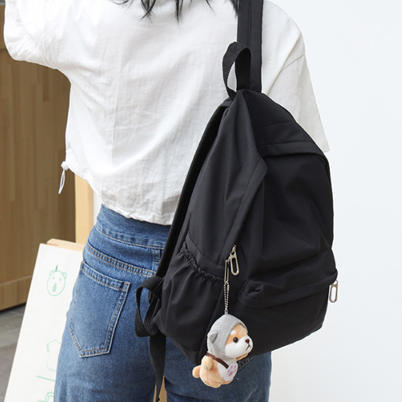 Fashion Backpack Women - Mochila informal de color liso para