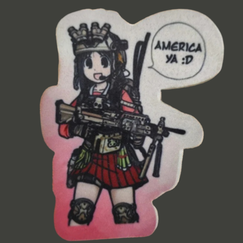 Parche táctico de Chica de Ani - Urban Backpack Tactical reseña y precio